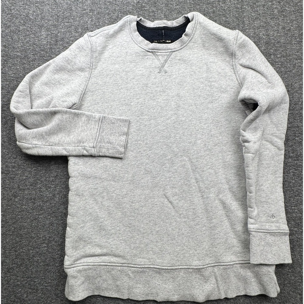 Rag & Bone Sweater Mens Medium M Crewneck Pullover Gray